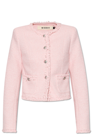 ジャケット BALMAIN Pink Tweed Blazer Balmain Paris pink tweed double-breasted blazer | Vintage-United